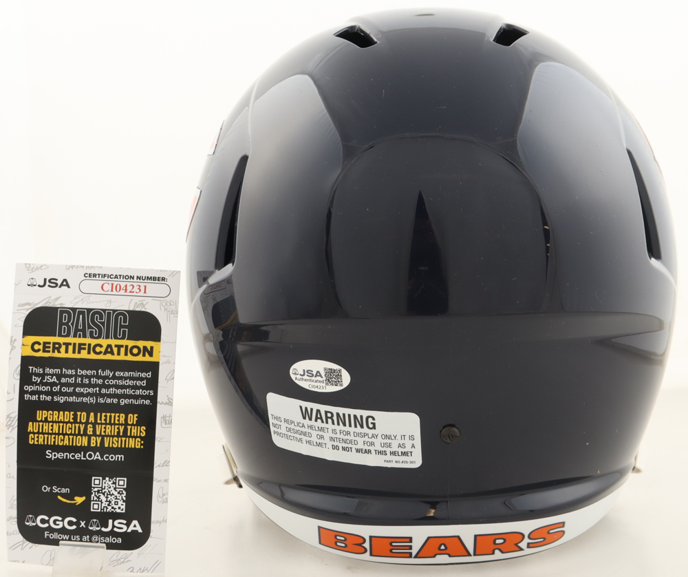 Colston Loveland Signed Bears Full-Size Speed Helmet (JSA) at PristineAuction.com Colston Loveland Signed Bears Full-Size Speed Helmet (JSA) at PristineAuction.com