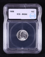 1956 Roosevelt Silver 10C Dime (ICG MS66) at PristineAuction.com