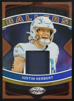 Justin Herbert 2024 Certified Certified Ballers Mirror Bronze #2 #139/149 at PristineAuction.com