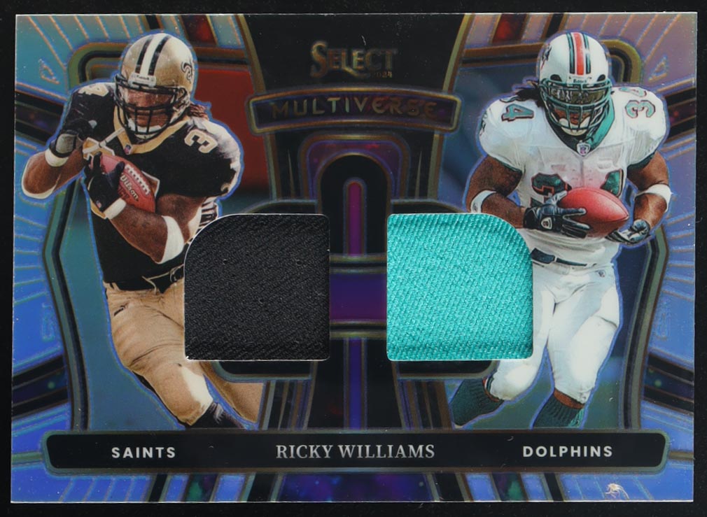 Ricky Williams 2024 Select Multiverse Dual Jerseys Prizm #21 #109/149 at PristineAuction.com Ricky Williams 2024 Select Multiverse Dual Jerseys Prizm #21 #109/149 at PristineAuction.com