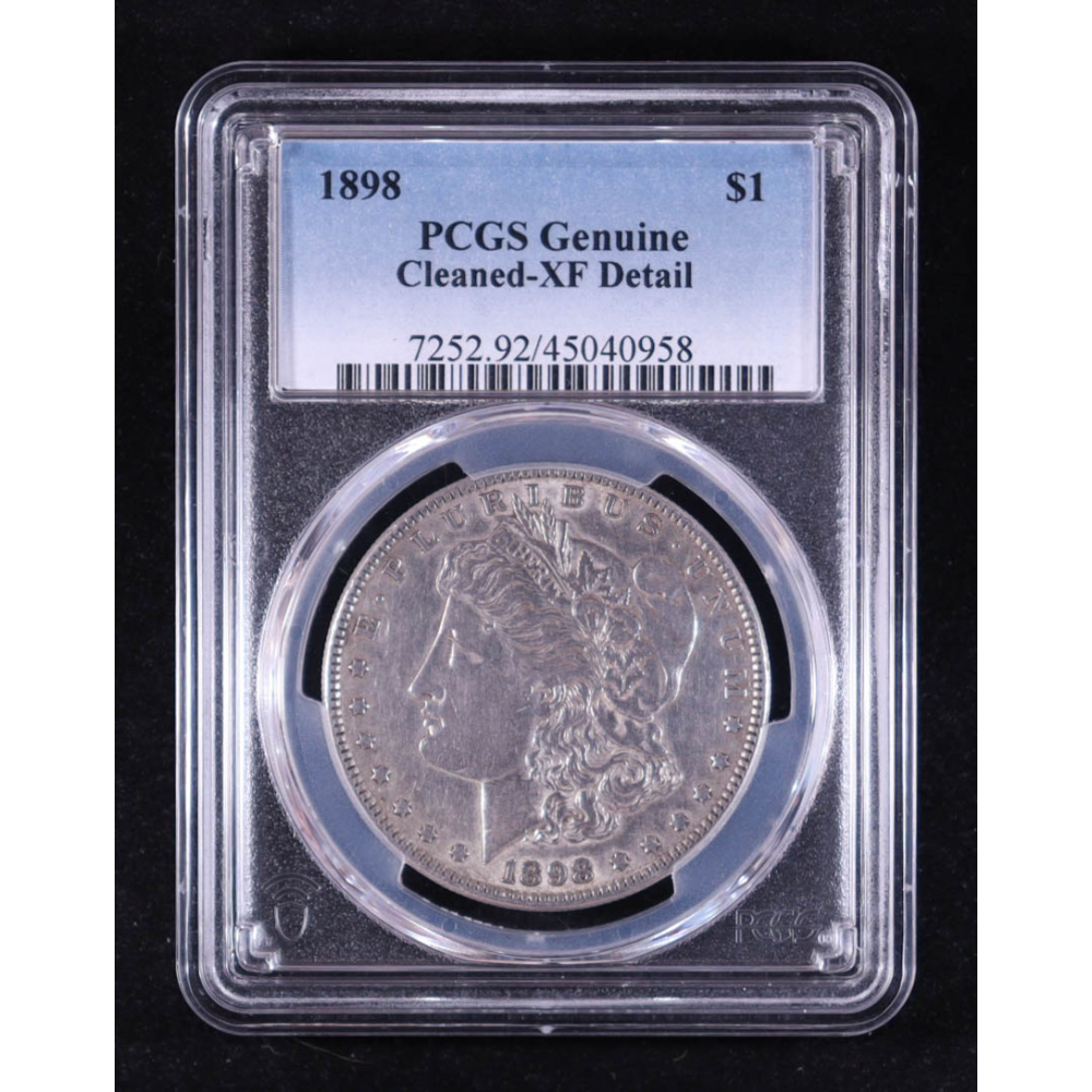 1898 Morgan Silver Dollar (PCGS Genuine) at PristineAuction.com