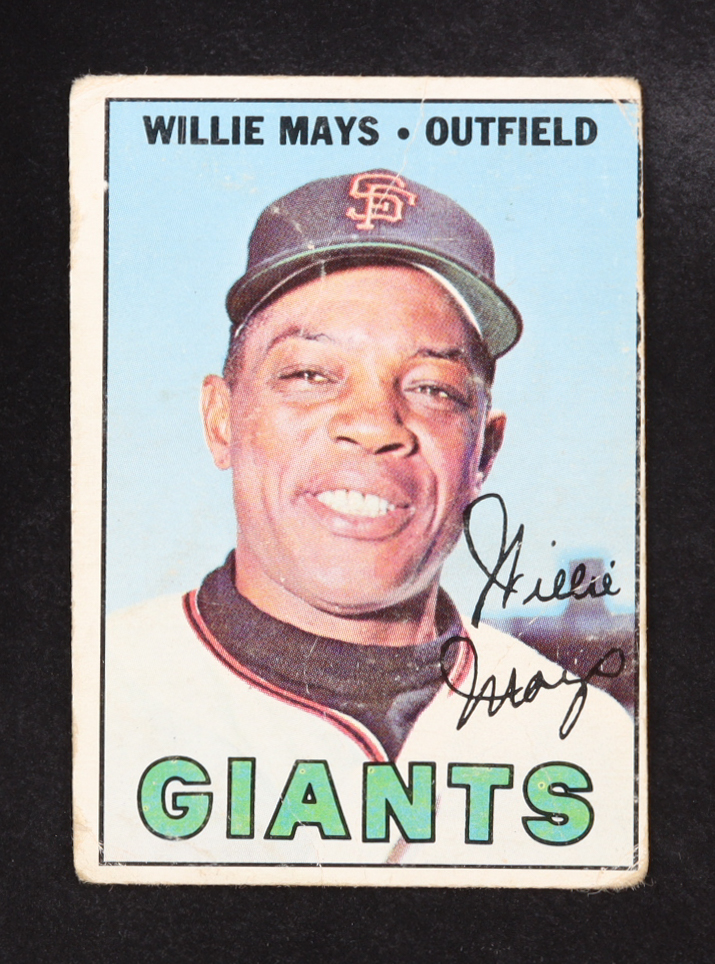Willie Mays 1967 Topps UER/'63 Sna Francisco/on card back stats #200 at PristineAuction.com Willie Mays 1967 Topps UER/'63 Sna Francisco/on card back stats #200 at PristineAuction.com