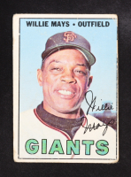 Willie Mays 1967 Topps UER/'63 Sna Francisco/on card back stats #200 at PristineAuction.com