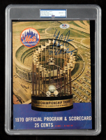 Nolan Ryan Signed 1970 "Mets Official Program" Magazine Cover (PSA Auto 10) at PristineAuction.com