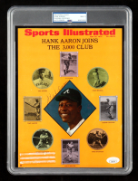 Hank Aaron Signed "Sports Illustrated" Magazine Cover (PSA Auto 9) at PristineAuction.com