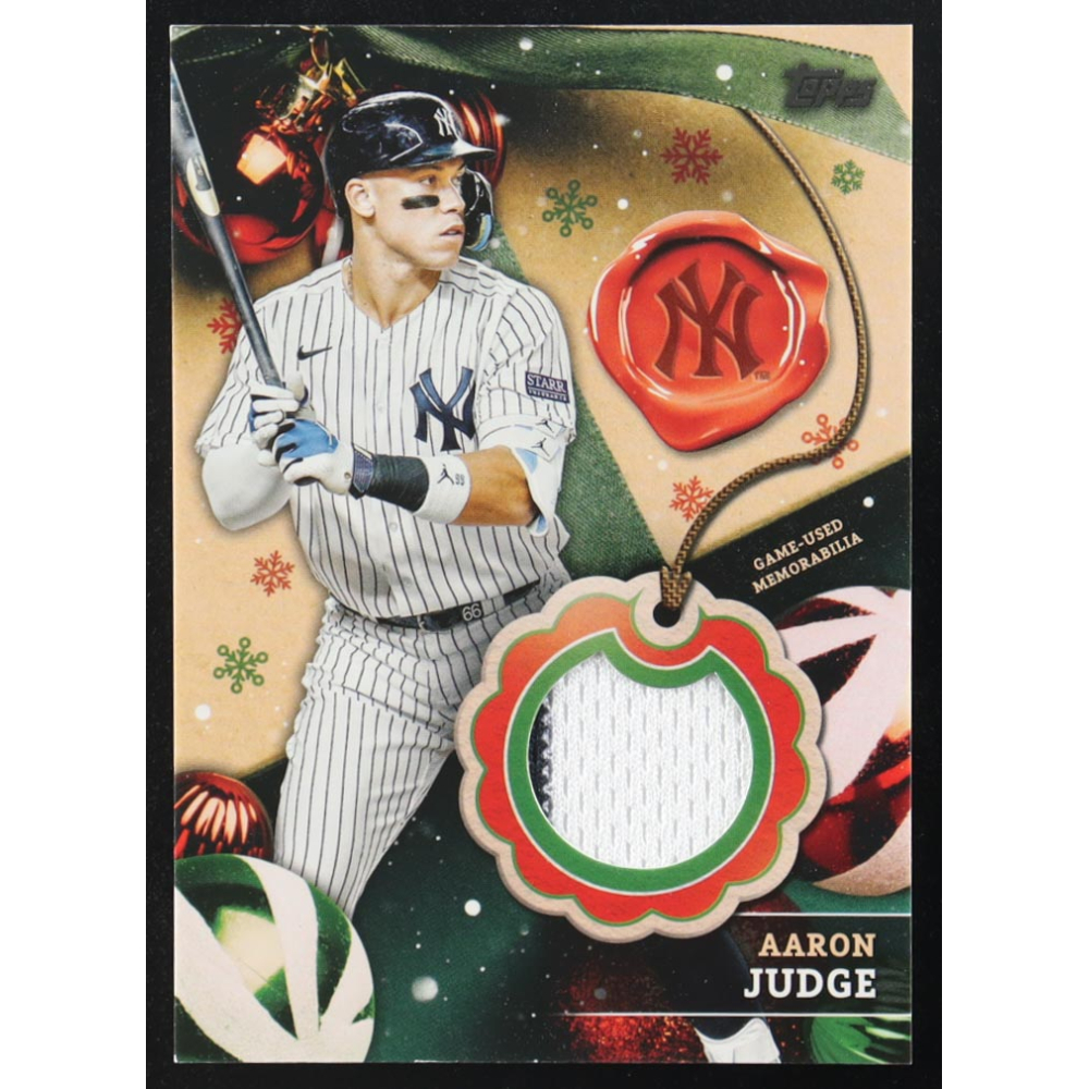 Aaron Judge 2024 Topps Holiday Relics #RCAJ at PristineAuction.com