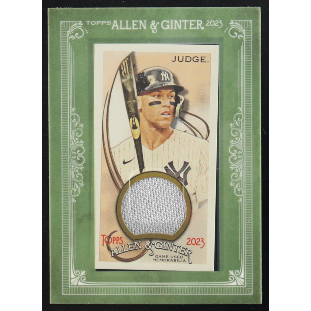 Aaron Judge 2023 Topps Allen and Ginter Mini Framed Relics #MFRAJ at PristineAuction.com