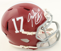 Jake Coker Signed Alabama Crimson Tide Speed Mini Helmet (Sports Collectibles) at PristineAuction.com