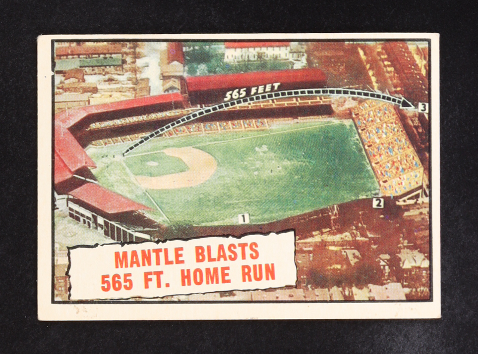 Mickey Mantle 1961 Topps 565 HR #406 at PristineAuction.com Mickey Mantle 1961 Topps 565 HR #406 at PristineAuction.com