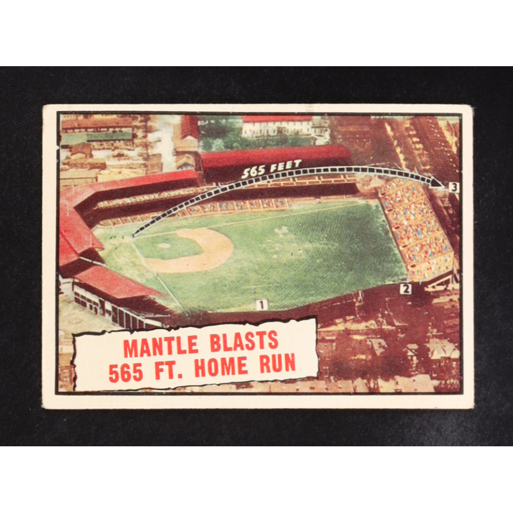 Mickey Mantle 1961 Topps 565 HR #406 at PristineAuction.com
