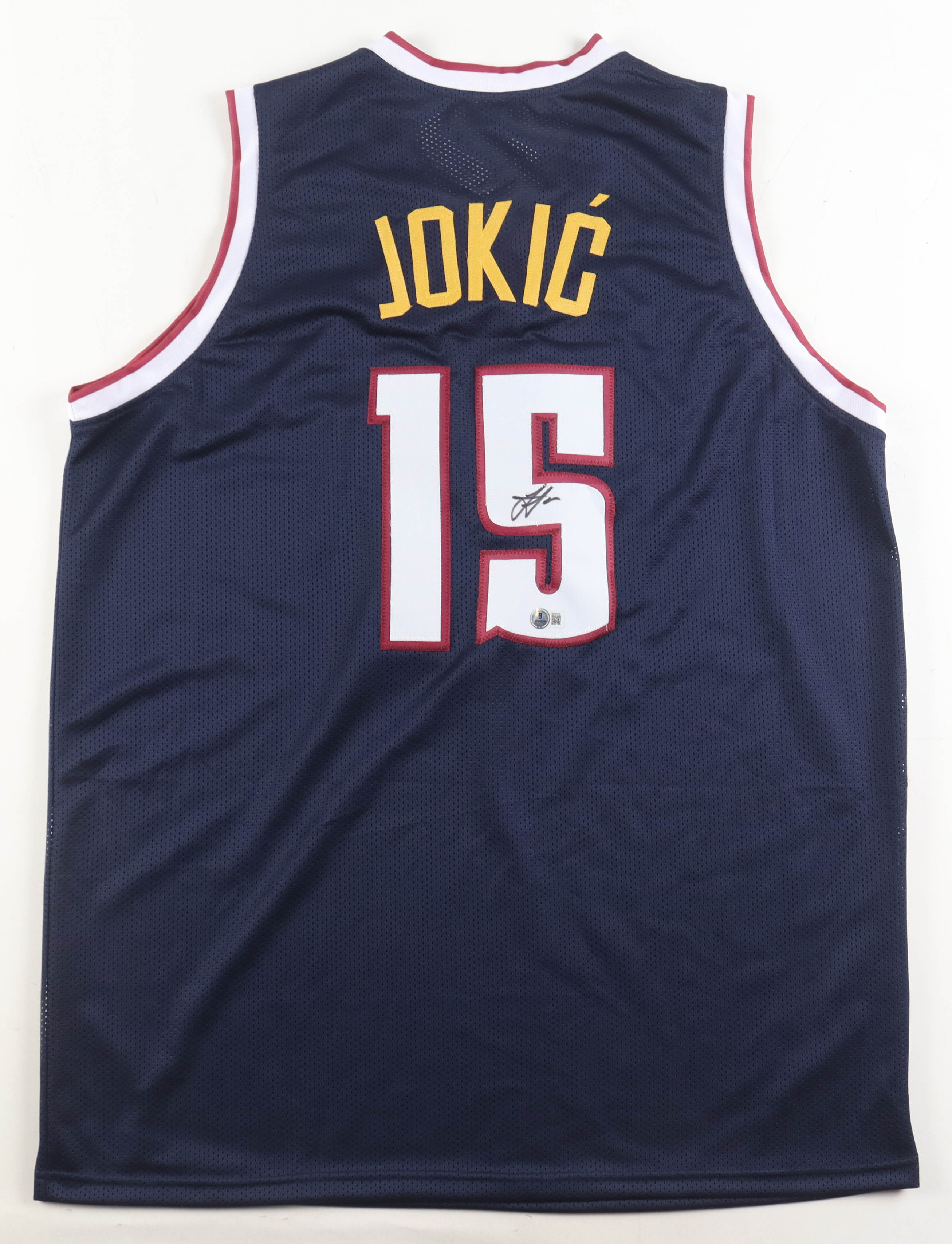 Nikola Jokic Signed Jersey (Beckett) at PristineAuction.com Nikola Jokic Signed Jersey (Beckett) at PristineAuction.com