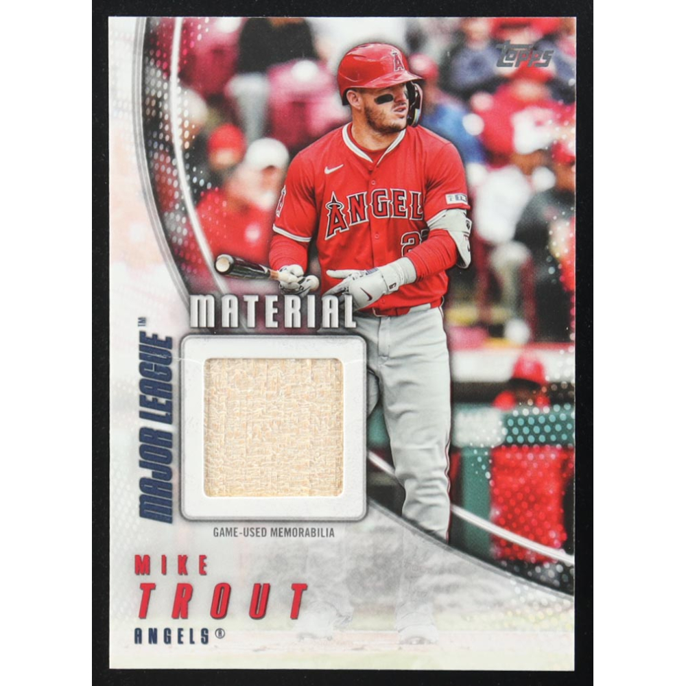 Mike Trout 2025 Topps Major League Materials #MLMMT at PristineAuction.com