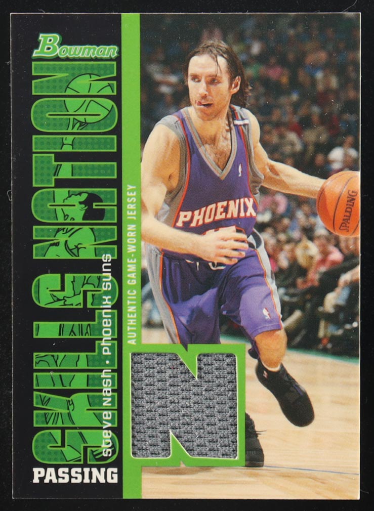 Steve Nash 2005-06 Bowman Skills Nation Relics #SN at PristineAuction.com Steve Nash 2005-06 Bowman Skills Nation Relics #SN at PristineAuction.com
