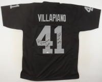 Phil Villapiano Signed Jersey Inscribed "SBXI" &  "'Just Win Baby'" (JSA) at PristineAuction.com