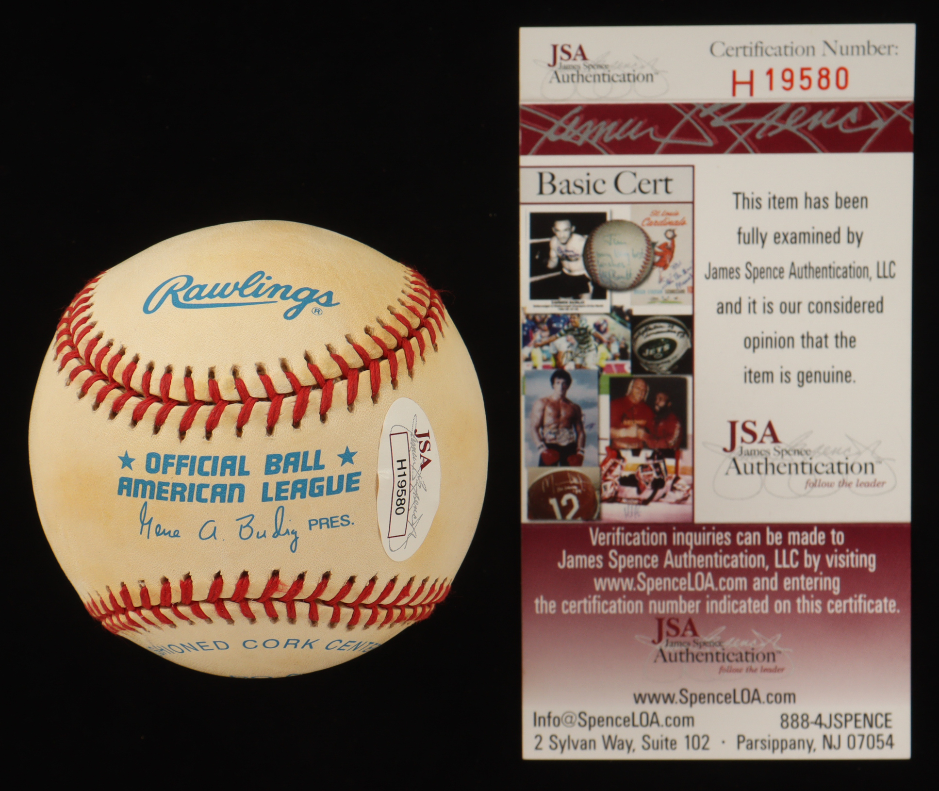 Bill 'Moose' Skowron Signed OAL Baseball with Display Case Inscribed "1956-58-61-62 Champs" (JSA) at PristineAuction.com Bill 'Moose' Skowron Signed OAL Baseball with Display Case Inscribed "1956-58-61-62 Champs" (JSA) at PristineAuction.com