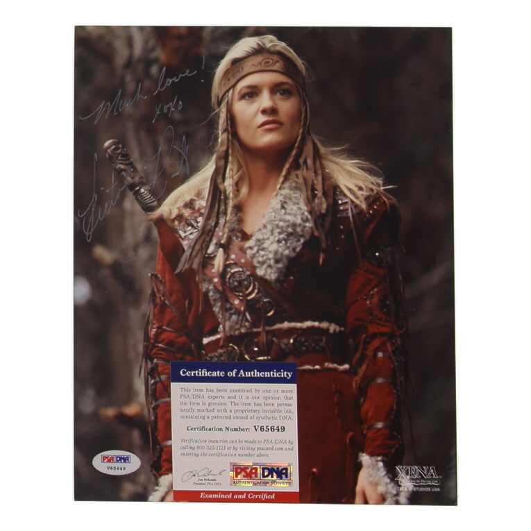 Victoria Pratt Signed "Xena: Warrior Princess" 8x10 Photo Inscribed "Much Love! XOXO" (PSA) at PristineAuction.com Victoria Pratt Signed "Xena: Warrior Princess" 8x10 Photo Inscribed "Much Love! XOXO" (PSA) at PristineAuction.com