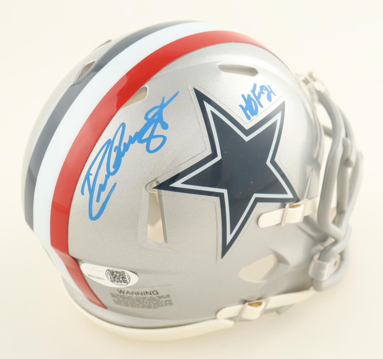 Drew Pearson Signed Cowboys 1976 Throwback Alternate Speed Mini Helmet (JSA) at PristineAuction.com Drew Pearson Signed Cowboys 1976 Throwback Alternate Speed Mini Helmet (JSA) at PristineAuction.com