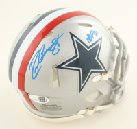 Drew Pearson Signed Cowboys 1976 Throwback Alternate Speed Mini Helmet (JSA) at PristineAuction.com
