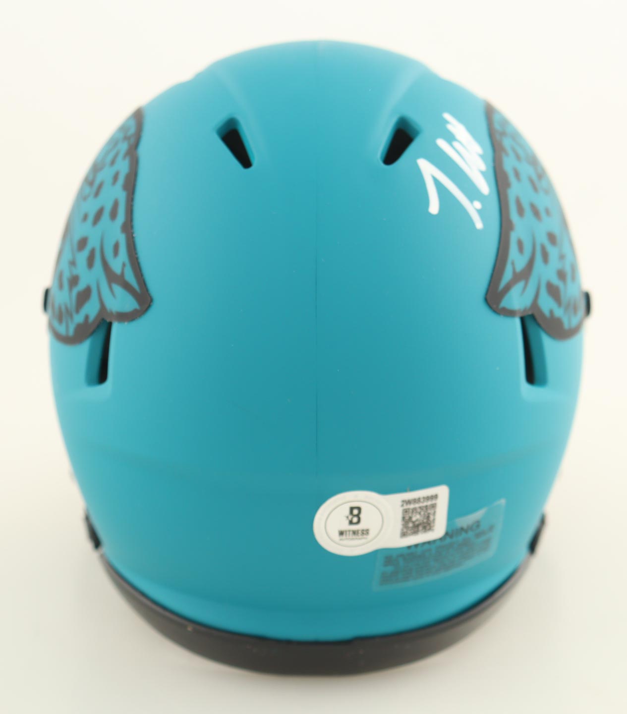 Travis Hunter Signed Jaguars Rave Alternate Speed Mini Helmet (Beckett) at PristineAuction.com Travis Hunter Signed Jaguars Rave Alternate Speed Mini Helmet (Beckett) at PristineAuction.com