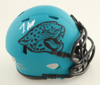 Travis Hunter Signed Jaguars Rave Alternate Speed Mini Helmet (Beckett) at PristineAuction.com