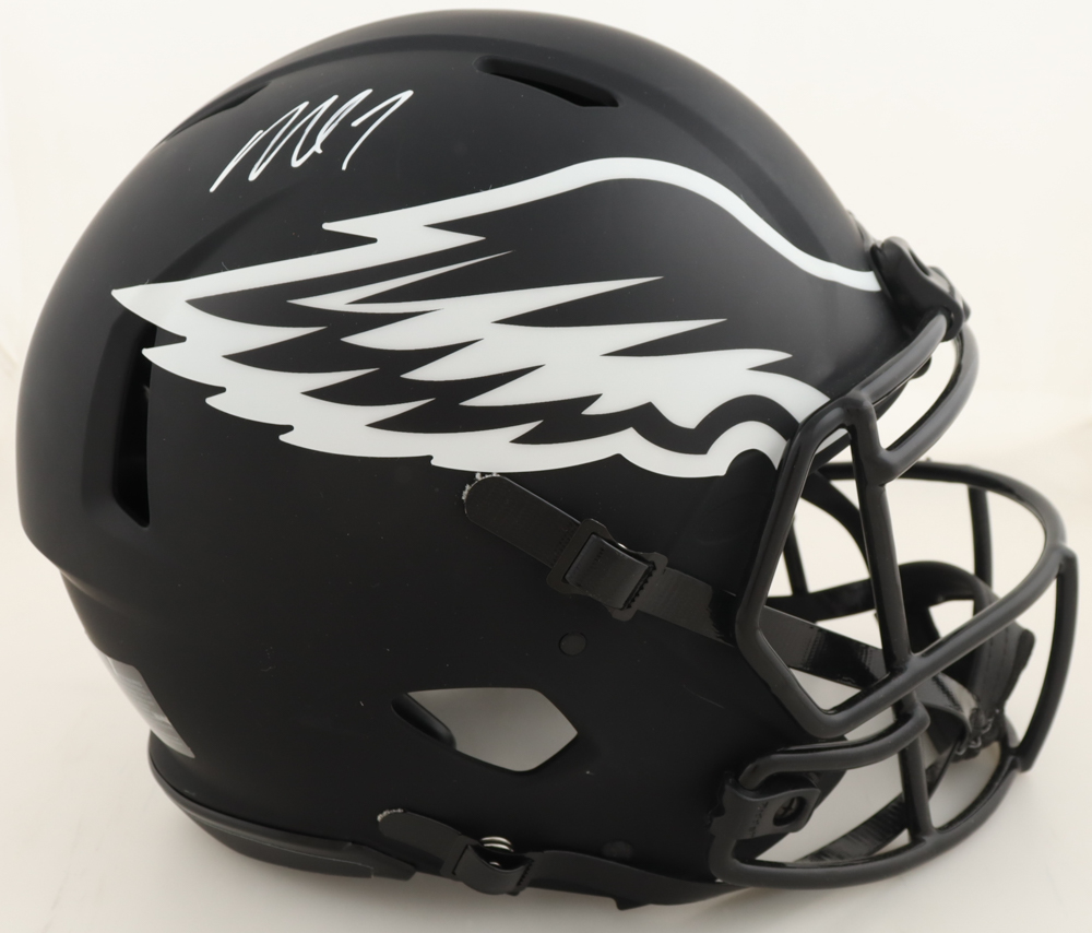 Michael Vick Signed Eagles Full-Size Authentic On-Field Matte Black Speed Helmet (PSA) at PristineAuction.com Michael Vick Signed Eagles Full-Size Authentic On-Field Matte Black Speed Helmet (PSA) at PristineAuction.com