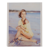 Sylvie Tellier Signed 8x10 Photo Inscribed "Mille Bises" (PSA) at PristineAuction.com