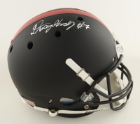 Dwayne Haskins Signed Ohio State Buckeyes Full-Size Matte Black Alternate Speed Helmet (JSA) at PristineAuction.com