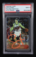 Steve Nash Signed 1996-97 Topps Chrome Trading Card Auto #182 RC (PSA | Autograph Grade PSA 9) at PristineAuction.com