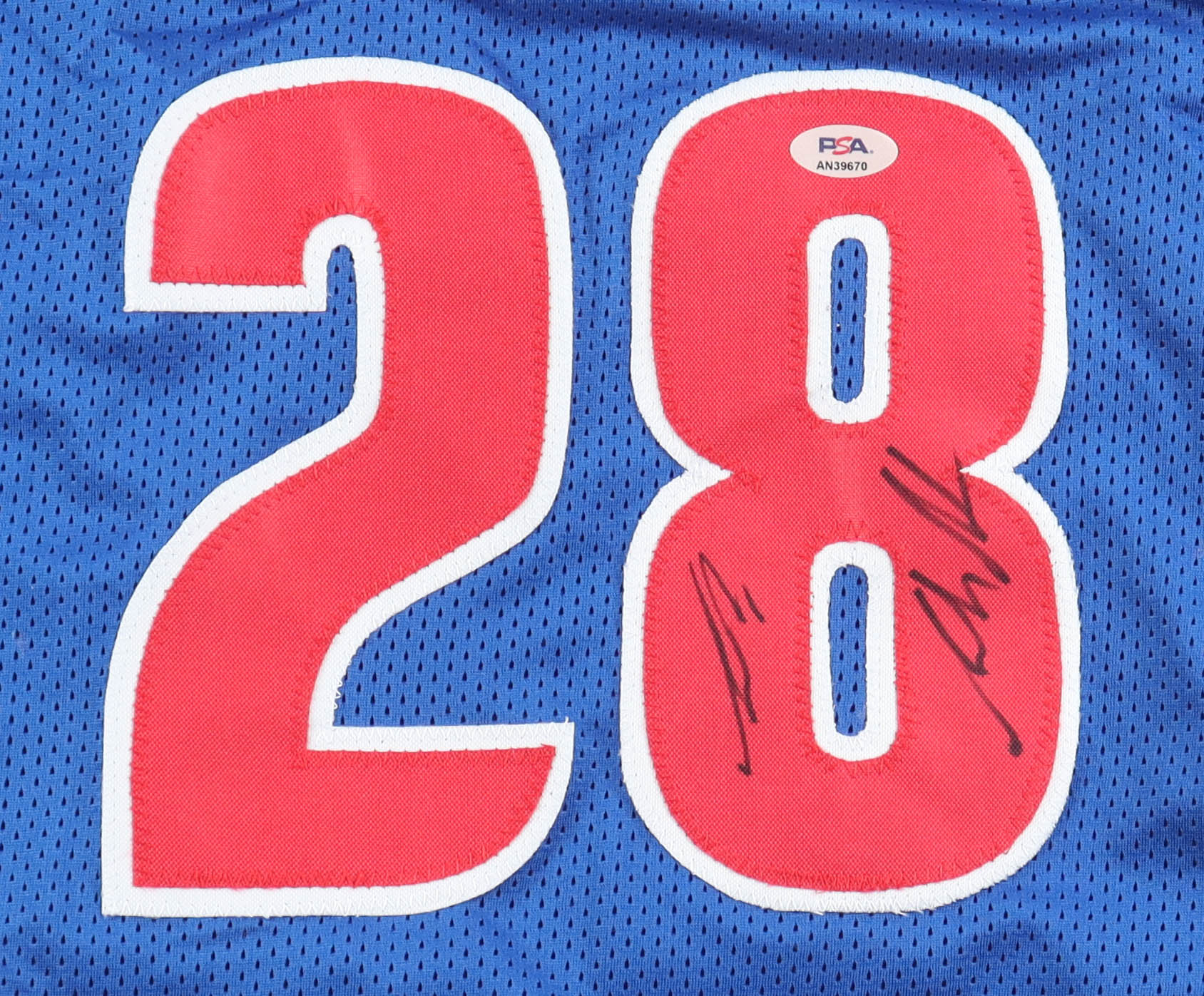 Isaiah Stewart Signed Jersey (PSA) at PristineAuction.com Isaiah Stewart Signed Jersey (PSA) at PristineAuction.com