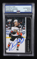 Mason McTavish Signed 2021-22 Upper Deck Series 2 Young Guns Trading Card Auto #451 RC (PSA | Autograph Grade PSA Authentic) at PristineAuction.com