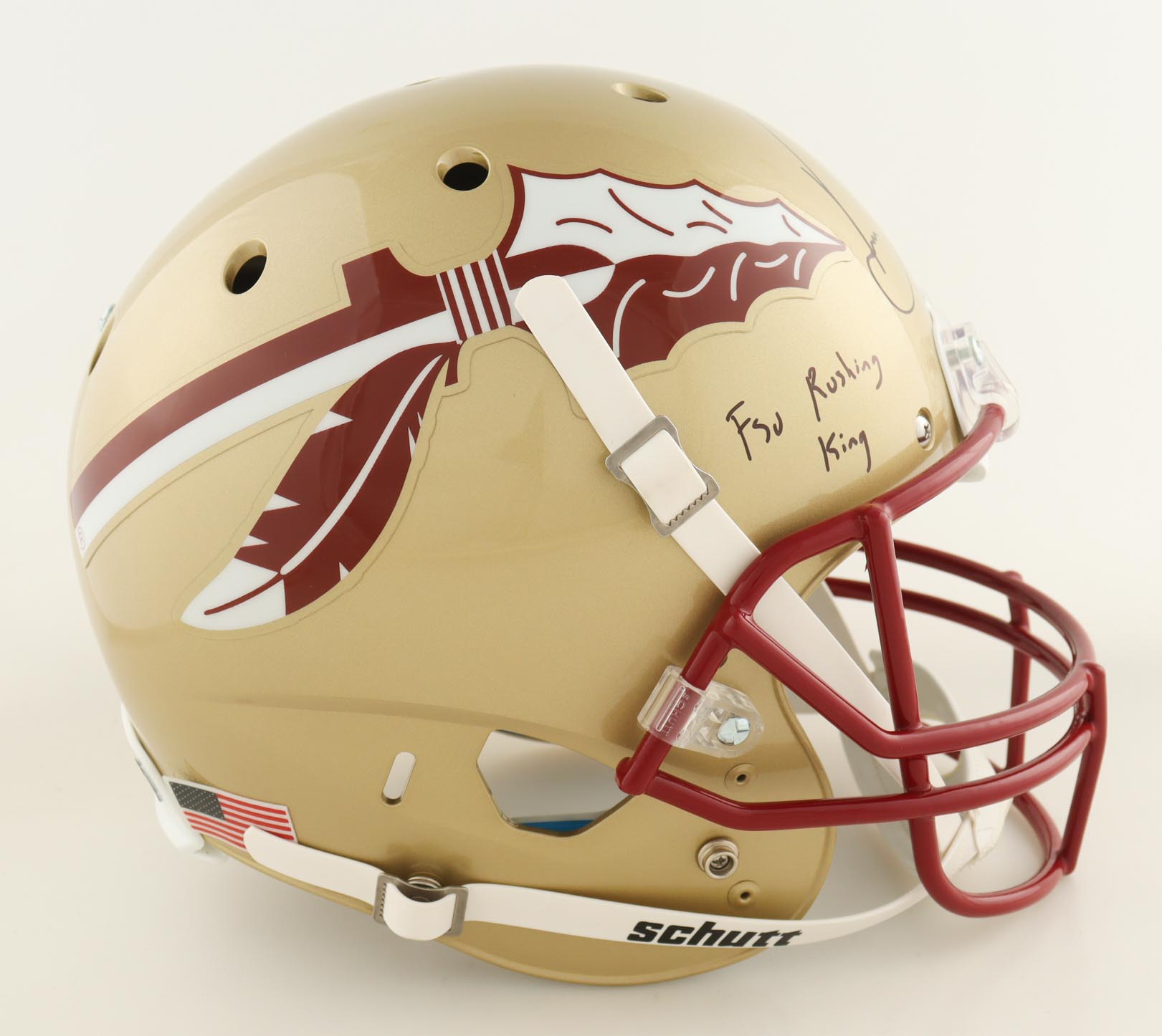 Dalvin Cook Signed Florida State Seminoles Full-Size Helmet Inscribed "FSU Rushing King" (JSA) at PristineAuction.com Dalvin Cook Signed Florida State Seminoles Full-Size Helmet Inscribed "FSU Rushing King" (JSA) at PristineAuction.com