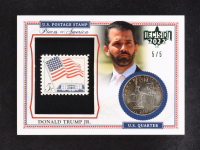 Donald Trump Jr. 2022 Decision 2022 Pieces of America Green Foil #POA7 #5/5 at PristineAuction.com