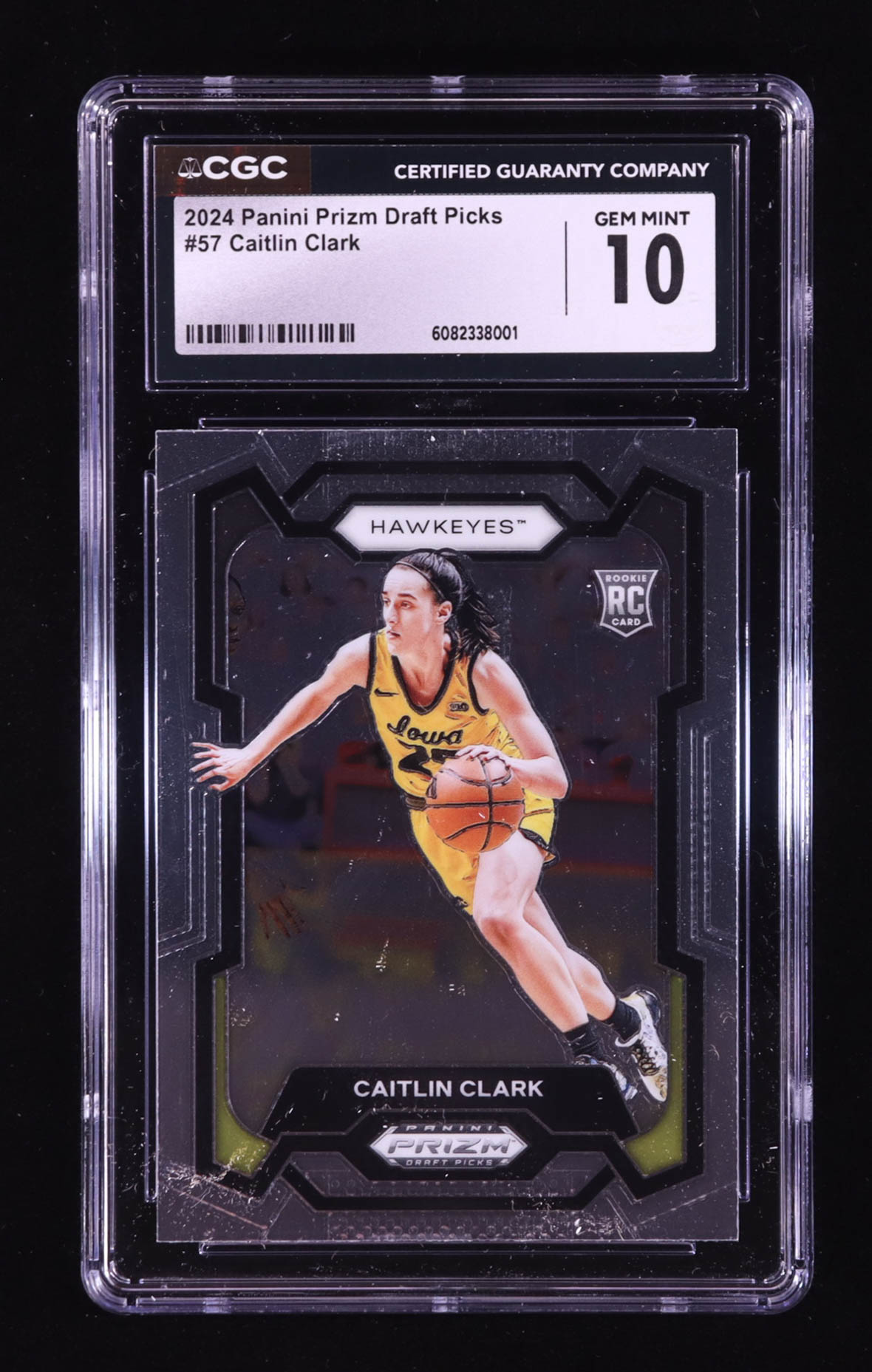 Caitlin Clark 2024-25 Panini Prizm Draft Picks #57 RC (CGC 10) at PristineAuction.com Caitlin Clark 2024-25 Panini Prizm Draft Picks #57 RC (CGC 10) at PristineAuction.com