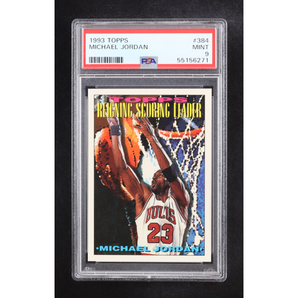 Michael Jordan 1993-94 Topps #384 SL (PSA 9) at PristineAuction.com Michael Jordan 1993-94 Topps #384 SL (PSA 9) at PristineAuction.com
