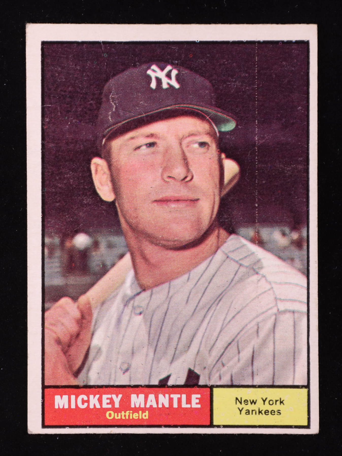 Mickey Mantle 1961 Topps #300 at PristineAuction.com Mickey Mantle 1961 Topps #300 at PristineAuction.com