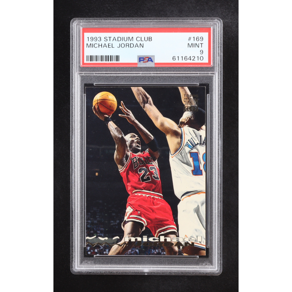 Michael Jordan 1993-94 Stadium Club #169 (PSA 9) at PristineAuction.com