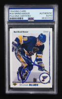 Rod Brind'Amour Signed 1990-91 Upper Deck Trading Card Auto #36 RC (PSA | Autograph Grade PSA Authentic) at PristineAuction.com
