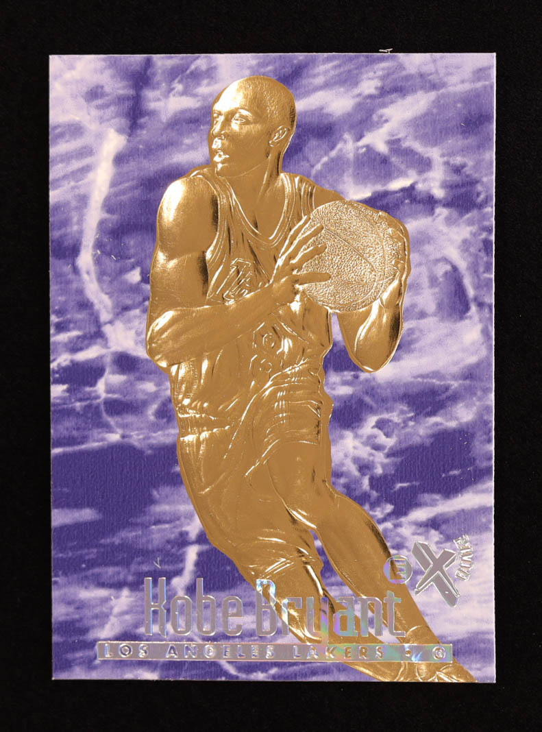 Kobe Bryant 1996-97 Skybox EX-2000 Blue Sky 23KT Gold RC at PristineAuction.com Kobe Bryant 1996-97 Skybox EX-2000 Blue Sky 23KT Gold RC at PristineAuction.com