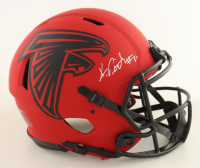 Kyle Pitts Signed Falcons Full-Size Authentic On-Field Rave Alternate Speed Helmet (Beckett) at PristineAuction.com