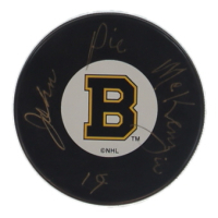John "Pie McKenzie Signed Bruins Logo Hockey Puck (SoP) at PristineAuction.com