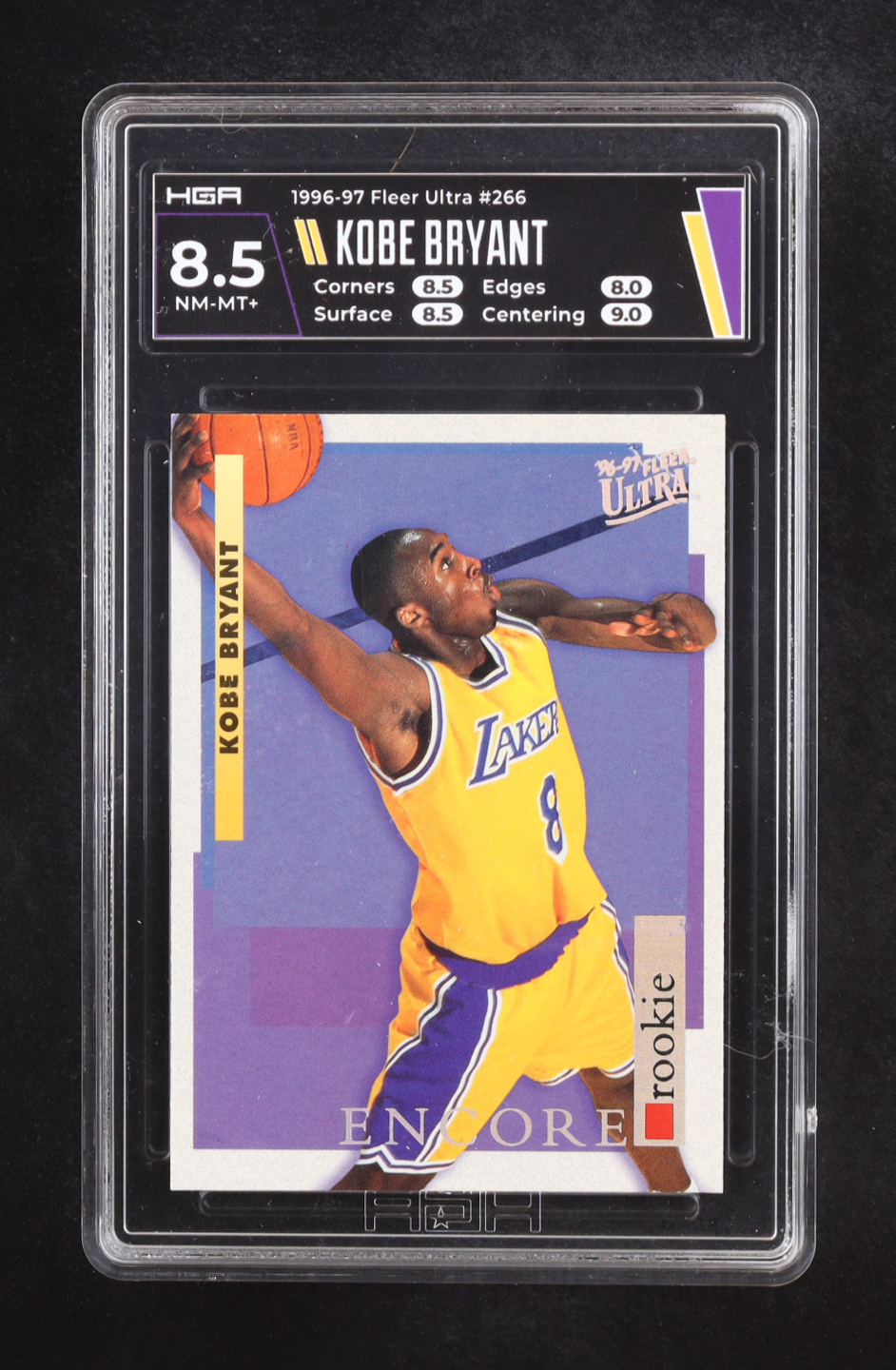 Kobe Bryant 1996-97 Ultra #266 RE RC (HGA 8.5) | Pristine Auction