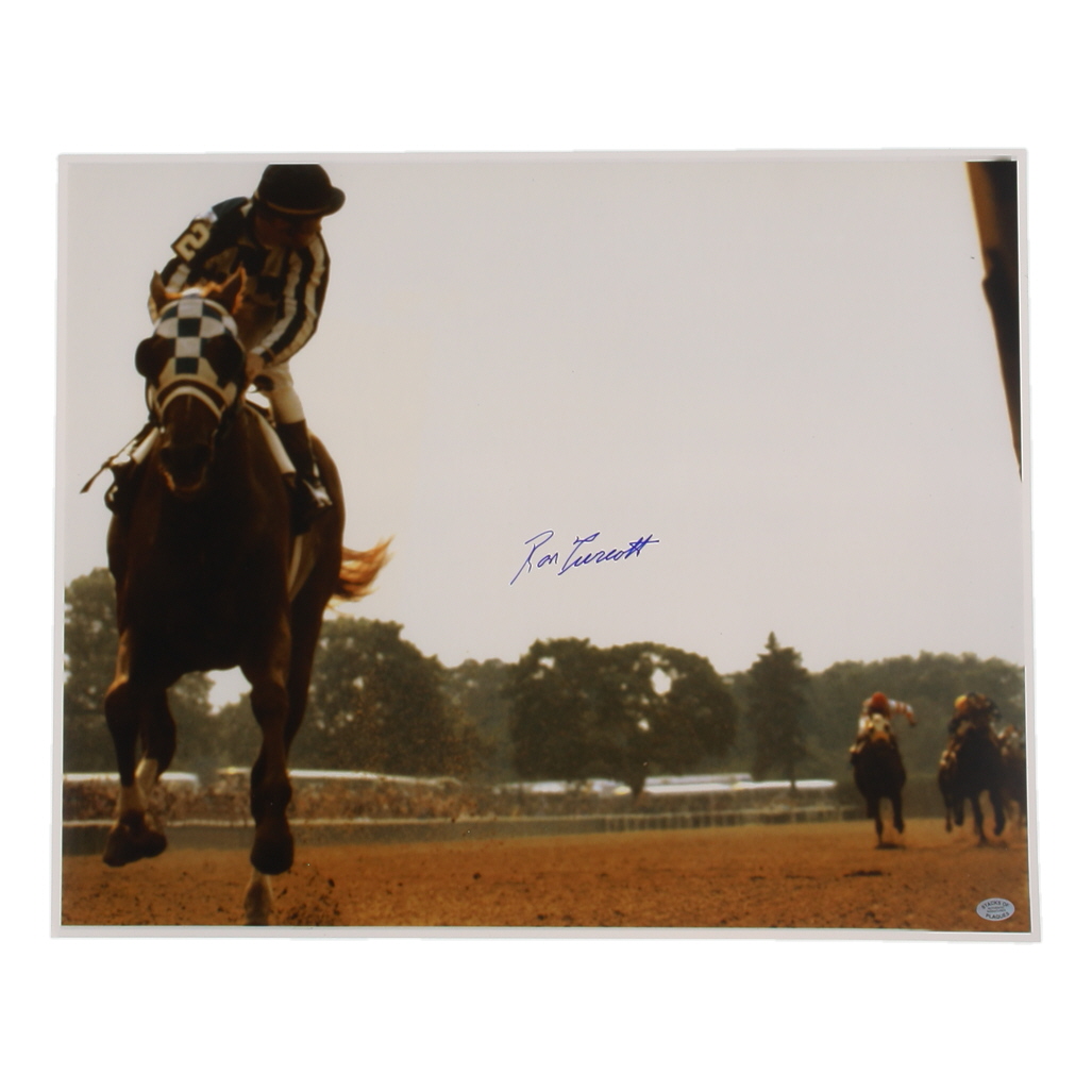 Ron Turcotte Signed 16x20 Photo (SoP) at PristineAuction.com Ron Turcotte Signed 16x20 Photo (SoP) at PristineAuction.com
