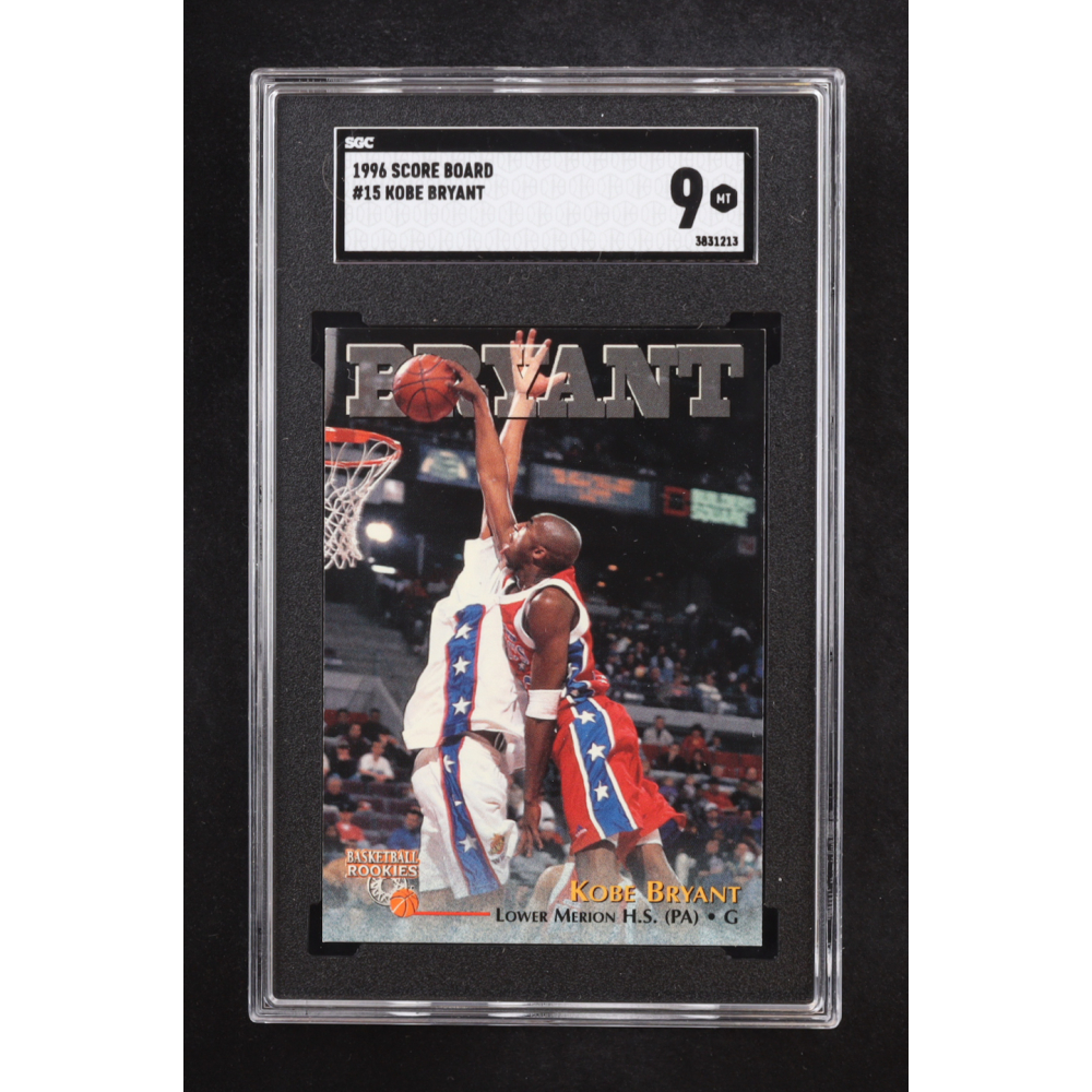 Kobe Bryant 1996 Score Board Rookies #15 RC (SGC 9) at PristineAuction.com
