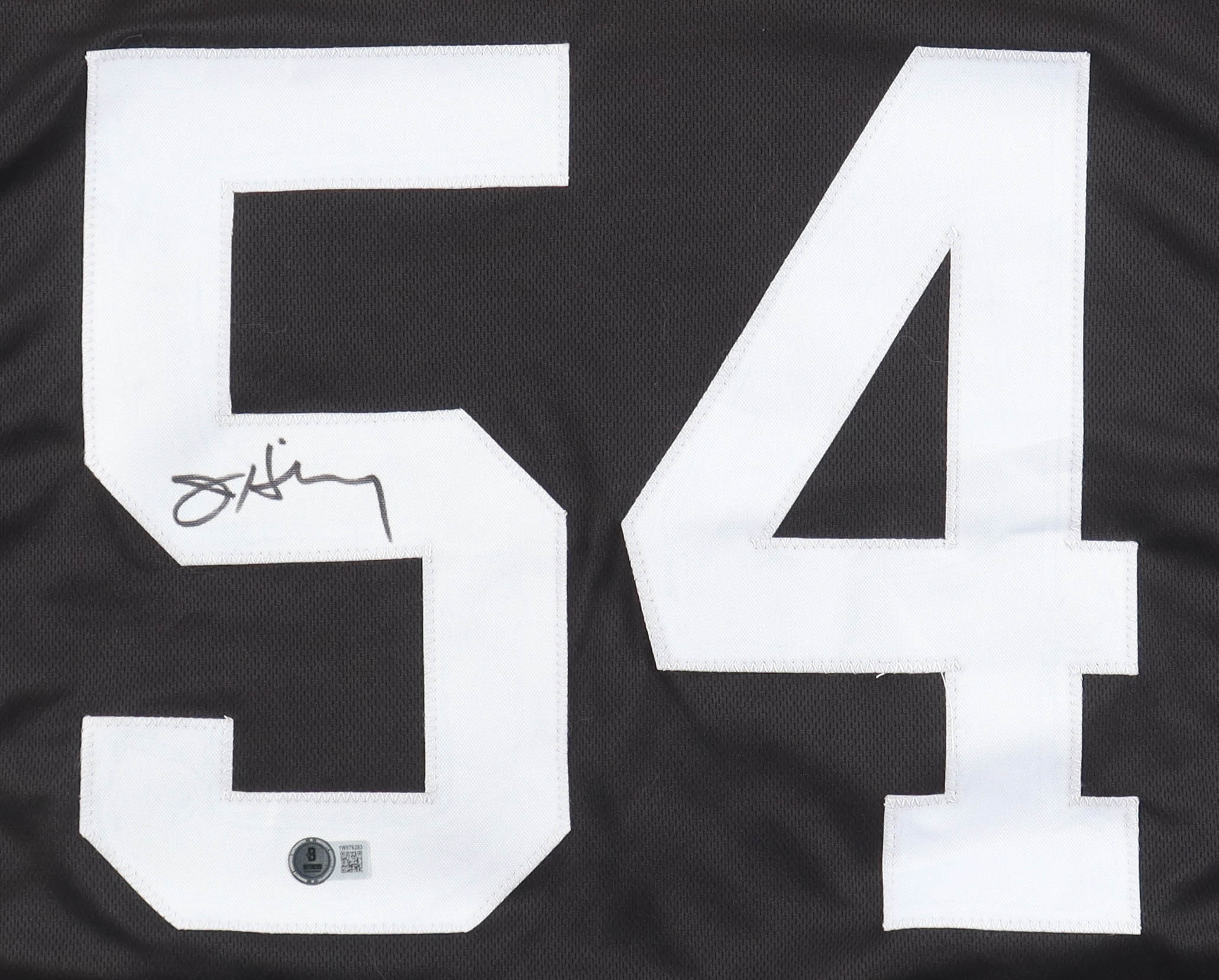 Jay Hilgenberg Signed Jersey (Beckett) at PristineAuction.com Jay Hilgenberg Signed Jersey (Beckett) at PristineAuction.com