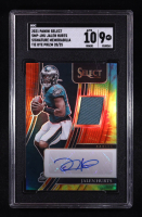 Jalen Hurts 2021 Select Signature Memorabilia Prizm Tie Dye #3 #20/25 (SGC 9 | Autograph Grade 10) at PristineAuction.com