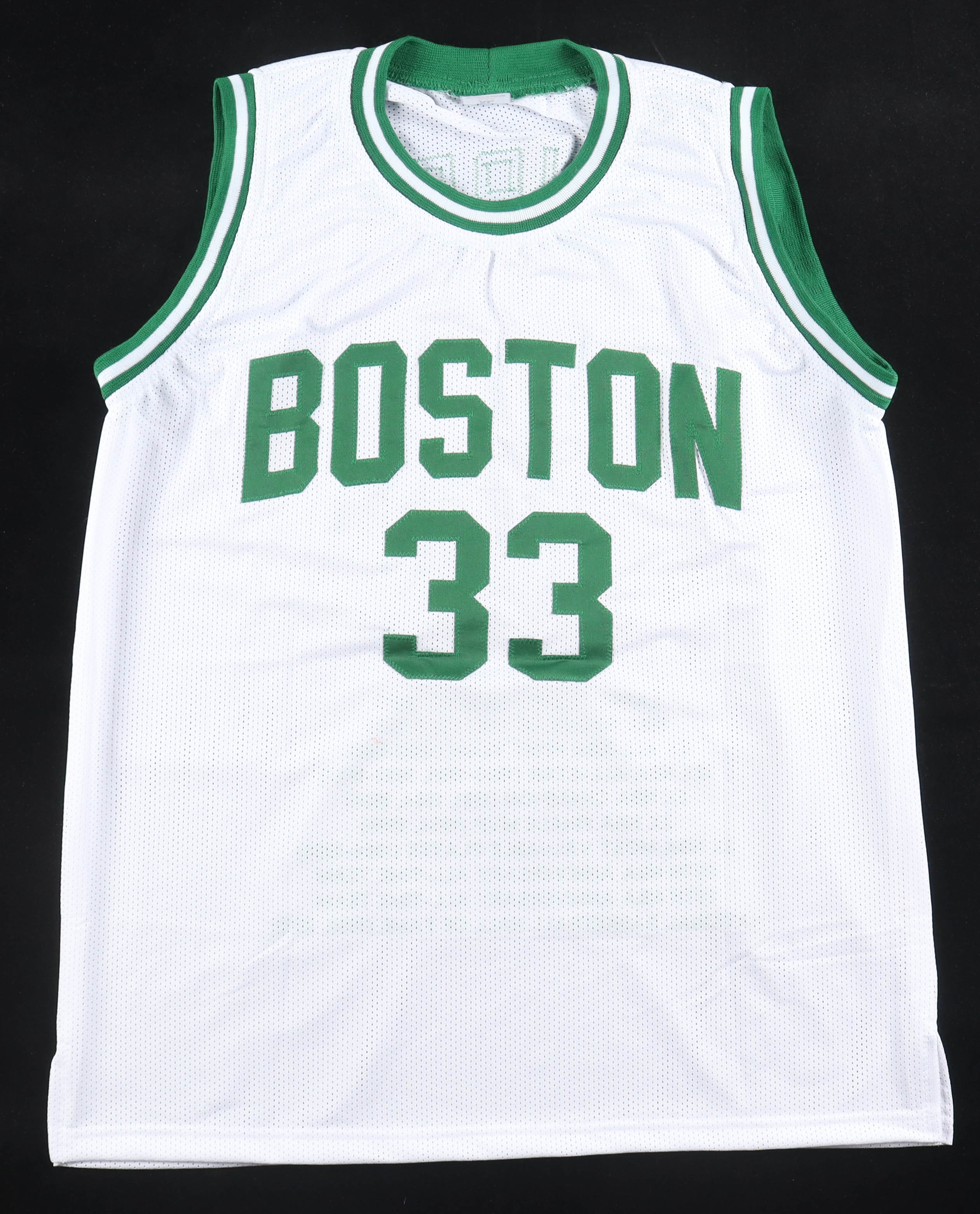 Larry Bird Signed Career Highlight Stat Jersey (Beckett & Bird) at PristineAuction.com Larry Bird Signed Career Highlight Stat Jersey (Beckett & Bird) at PristineAuction.com