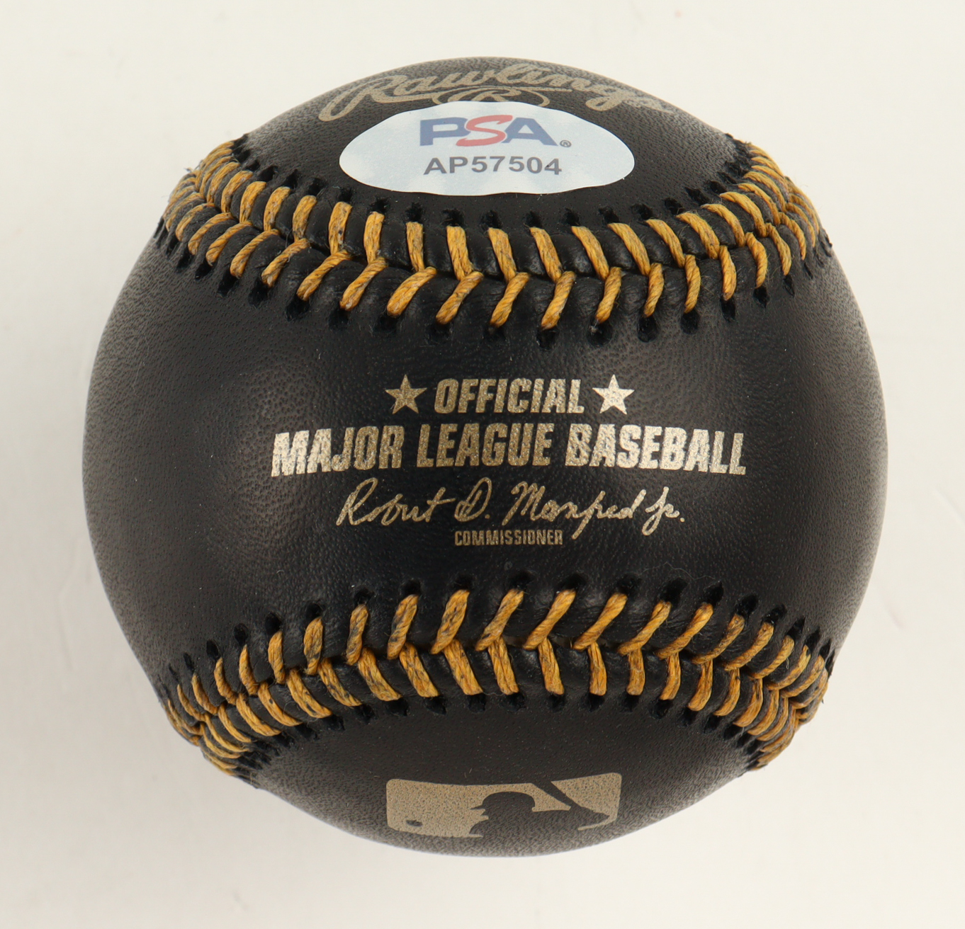 Nolan Ryan Signed OML Black Leather Baseball with Display Case (PSA 10) at PristineAuction.com Nolan Ryan Signed OML Black Leather Baseball with Display Case (PSA 10) at PristineAuction.com