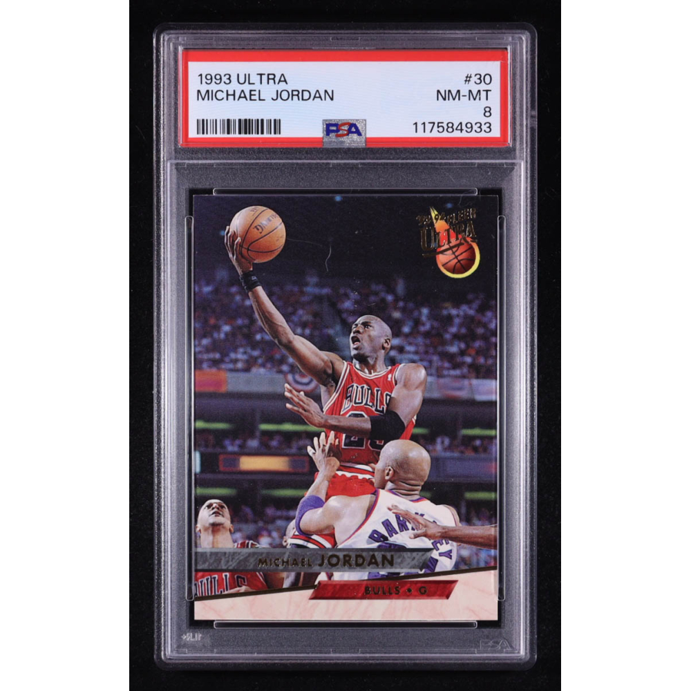 Michael Jordan 1993-94 Fleer #30 (PSA 8) at PristineAuction.com