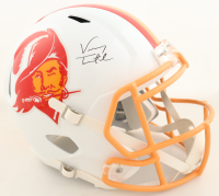 Vinny Testaverde Signed Buccaneers Full-Size Throwback Alternate Speed Helmet (PSA) at PristineAuction.com