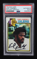 Earl Campbell Signed 1979 Topps #390 RC (PSA) at PristineAuction.com